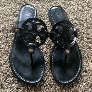 Tory Burch Miller Patent Leather Sandals